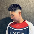 Cafe&Barber BASE×スパイキーショート×スキンフェード