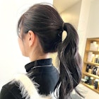 春カラー暗色カラーブラックパープル髪質改善トリートメント銀座