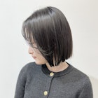 ナチュラル切りっぱなしボブ【村山武史】