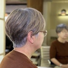 大人マッシュショート+マニキュア