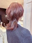 福山人気ピンクブラウンマッシュウルフくらげウルフ20代30代40代