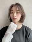 【Un ami】栗原　前髪なし大人ボブヘア