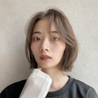 【Un ami】栗原 前髪なし大人ボブヘア