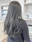 福山市美容室Caaryブリーチあり大人気！！シースルーブラック