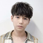 韓国ヘアカルマパーマカルマバングセンターパートウルフヘア