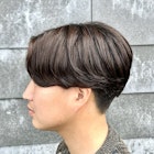 メンズセンターパートニュアンスパーマメンズパーマメンズカット