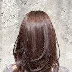 軽やかレイヤーまろやかベージュブラウンヘア【RISA】
