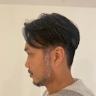 MEN'S HAIRカルマパーママッシュパーマアッシュブラック