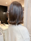 福山髪質改善酸性ストレートショコラブラウン艶ヘルシースタイル