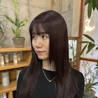 暖色系カラー/ワインレッド/ボルドーヘア/ロングヘア