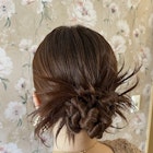 カチモリ トレンド ねじり シニヨン《立川 ヘアセット》