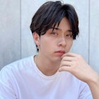 爽やかマッシュショート ツーブロック 王道 韓国 学割U24 A0502