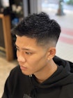 ツーブロックショートメンズ短髪梅田理容室バーバー