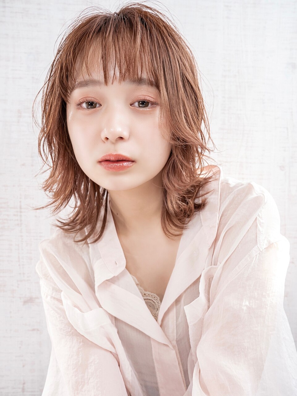 ☆大人可愛いひし形ウルフレイヤー ハッシュカット20代30代40代