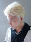短髪ツーブロックノンジアミンカラーグレージュカラー_ba483471