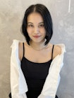 切りっぱなしボブ 美髪似合わせカット くびれボブ M0511