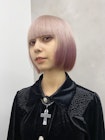 ピンググラデーションボブ