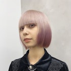 ピンググラデーションボブ