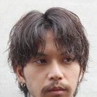 緩めパーマbtsテテ風シャドウパーマ韓国センターパート渋谷眉毛