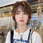 ショートウルフのパーマスタイル