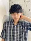 波巻きスパイラルパーマメンズマッシュパーマツイストパーマ