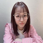 ピンクブラウン × 顔まわりレイヤー × ストレートヘア