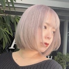 ホワイトベージュ デザインカラー ハイトーンカラー