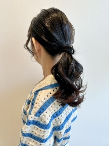 ローポニーアレンジ