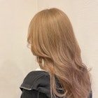 ブリーチ1回 柔らかいベージュカラー