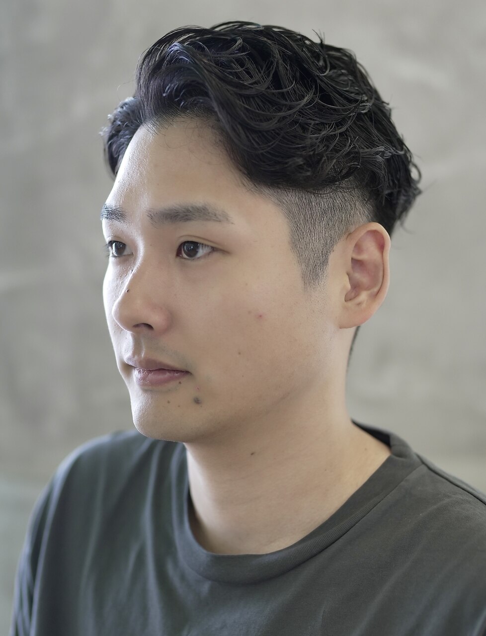 ショート リバースパーマ