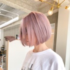 ピンクベージュ☆ボブ