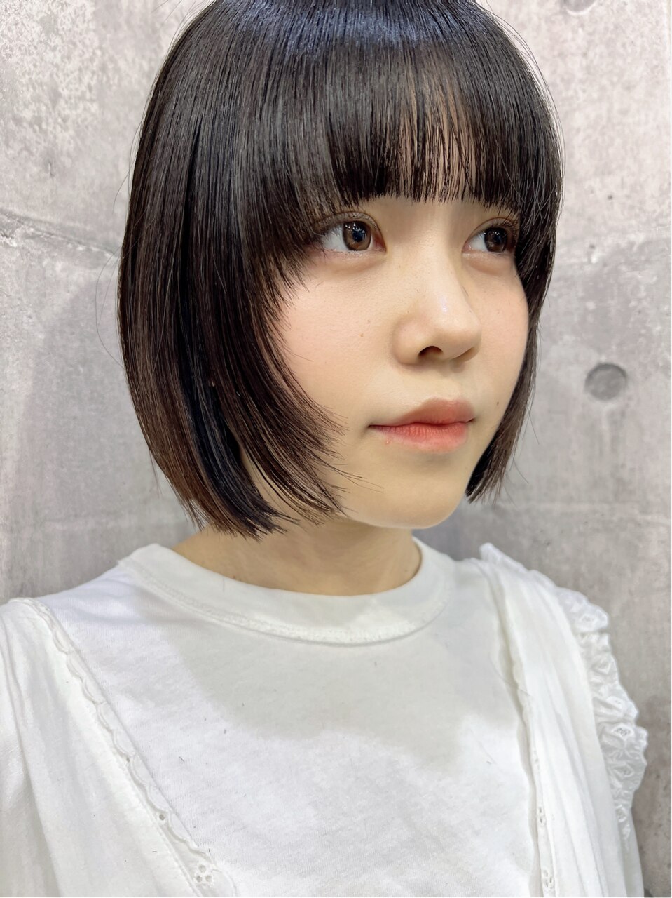 顔周り＋ミニボブ