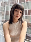 ストレートタッチで作るウルフレイヤーボブ