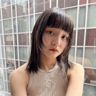 ストレートタッチで作るウルフレイヤーボブ