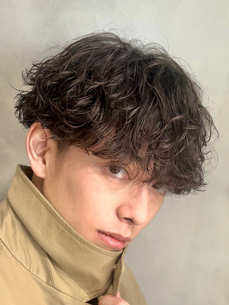 渋谷メンズパーマツイストスパイラルパーマ波巻きスパイラル
