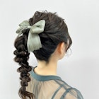 ポニーテール/編み下ろし/リボン