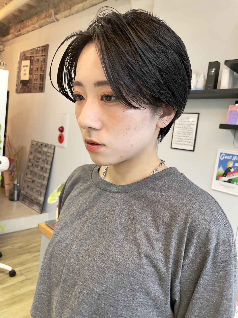 NUDEメンズライクショート ハンサムショートレイヤーショート