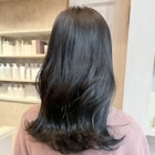 福山人気ダークグレージュブリーチなし艶髪韓国風巻き髪20代30代