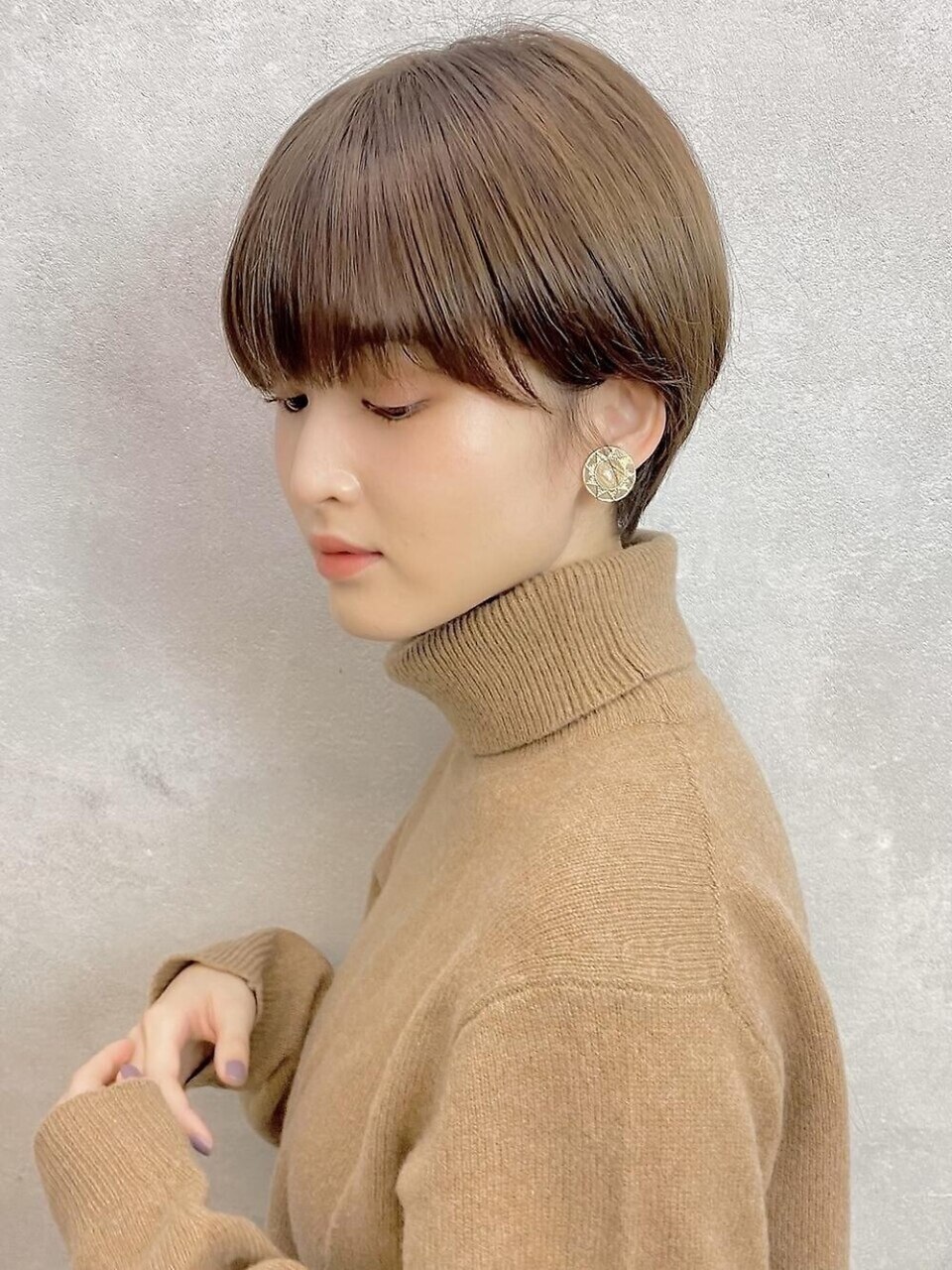 耳掛けがかわいい☆大人マッシュショート【恵比寿】吉永
