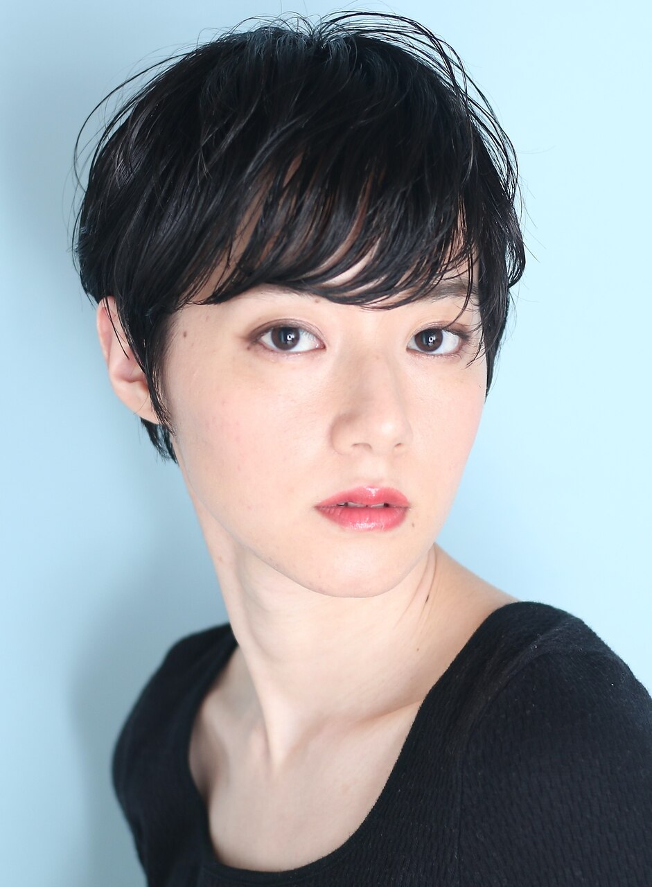 40代50代似合わせ小顔美髪シアーカラーカールショート