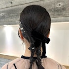 パーティヘアツイン編みおろしヘア【肥田亜沙美】