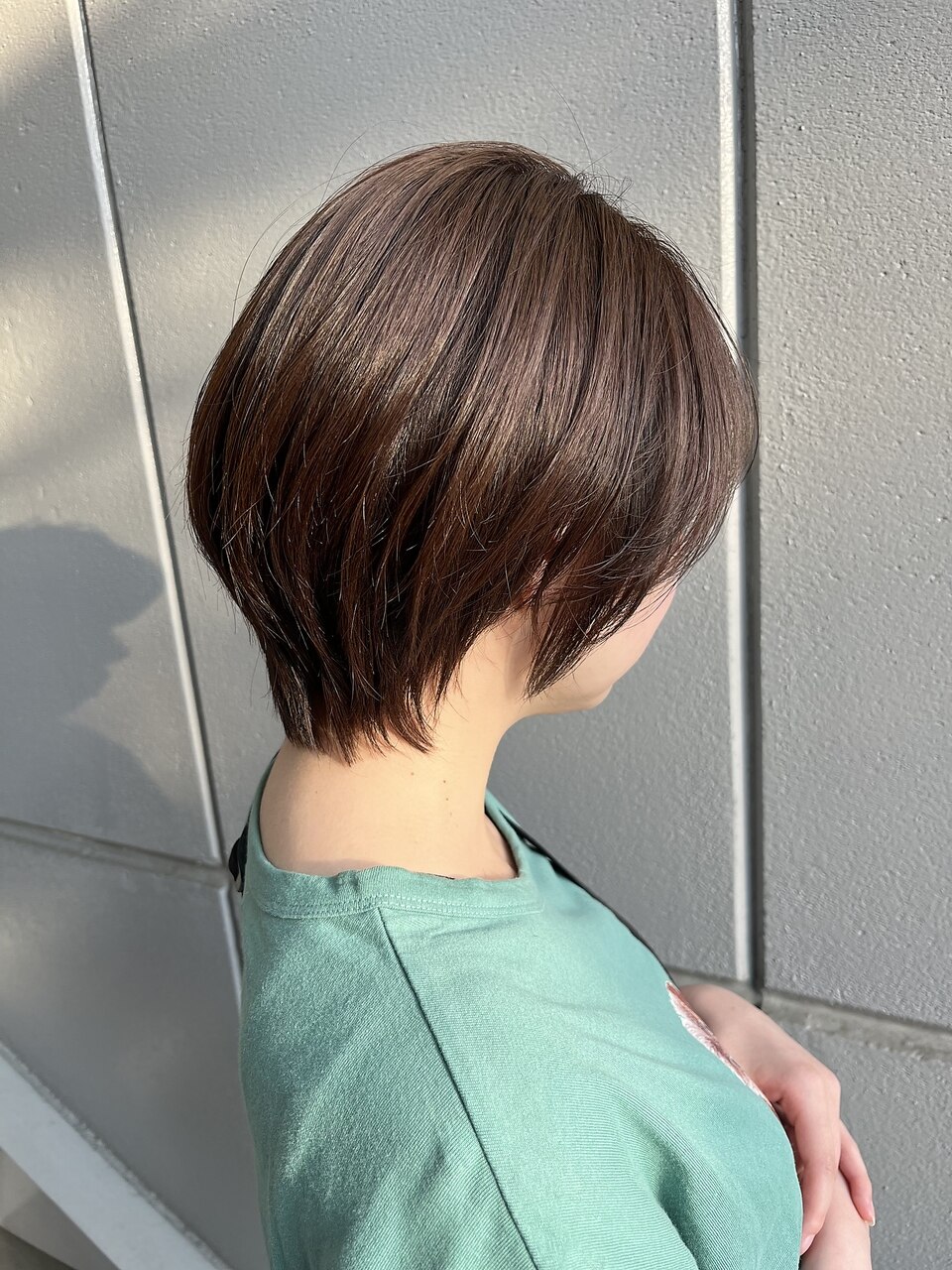 first泉中央/長浜正博/ショート/丸みショート/ショコラブラウン