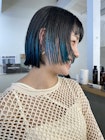 レイヤーボブ×デザインブルーカラー
