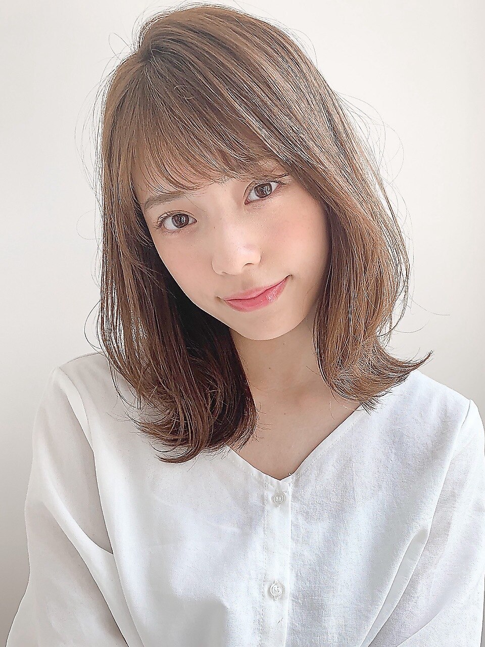 艶感美髪くびれヘア結べるボブこなれミディモテ髪#267e0627