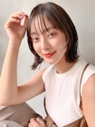 m前髪デザインカラーイメチェン美髪こなれヘア結べるボブ艶感