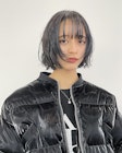 ボブレイヤー黒髪ブルーブラック10代20代