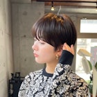 20代30代40代50代/丸みショート/クビレ/前髪あり/表参道