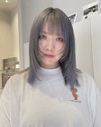 ホワイトグレーシルバー小顔カット10代20代ハイトーン髪質改善