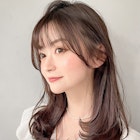 オリーブベージュこなれヘア美髪前髪ウェットヘア#306e0702