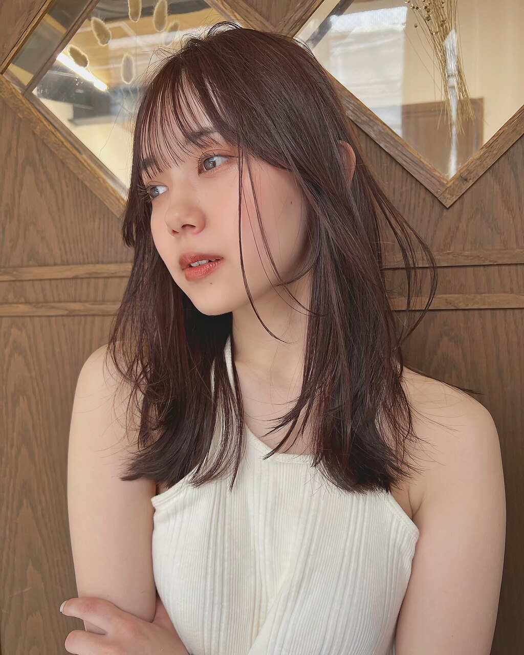 モカグレージュミディアムレイヤー＊